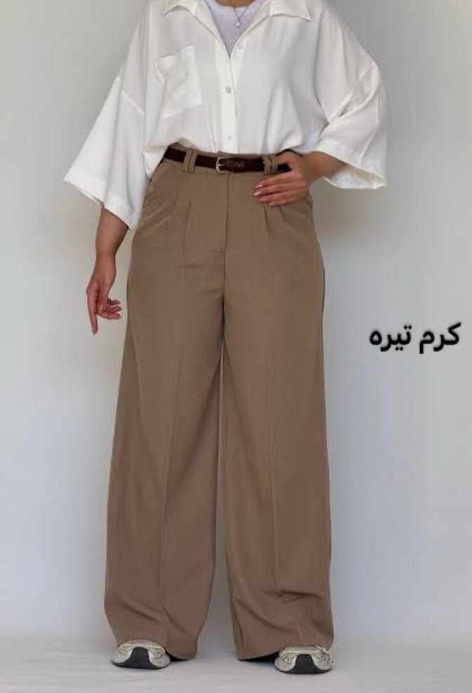شلوار پارچه ای سیلک ریزشی